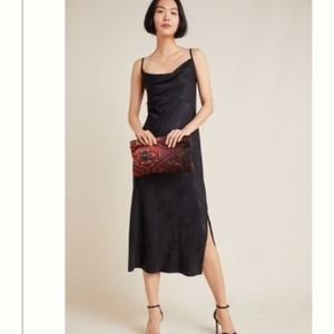 NWT Anthro Jacquard Slip Dress